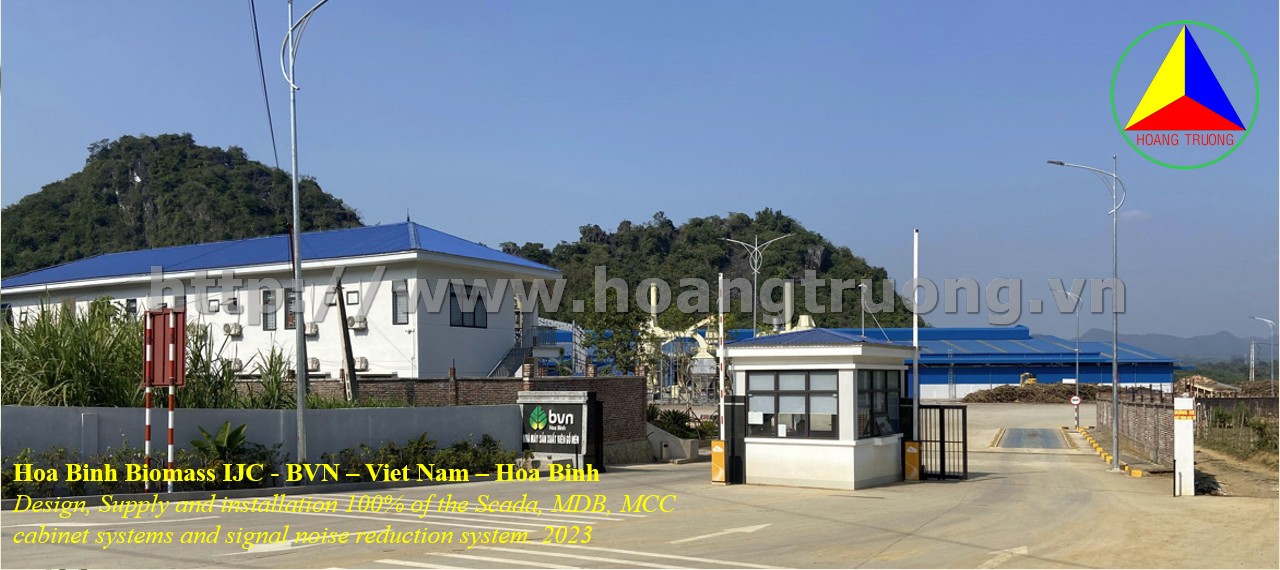 Hoa Binh Biomass IJC-BVN-Viet Nam, Design, Supply anh Installation 100% of the Scada, MDB, MCC cabinet systems..